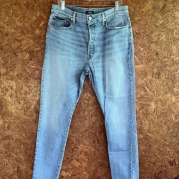 POLO RALPH LAUREN Callen High Rise Slim Blue Denim Womens Pants Jeans - 32 - Picture 1 of 8